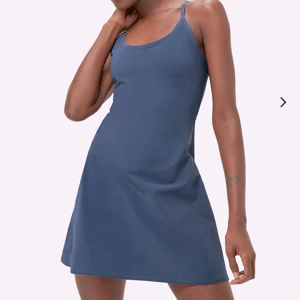 Outdoor Voices The Exercise Dress color Tahoe. NWT